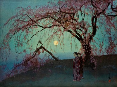 Kumoi-Kirschbäume von Hiroshi Yoshida